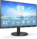Philips 221V8 Gaming Monitor Adaptive Sync 75 Hz, Va, Full Hd, 4Ms, Hdmi, Vga, Attacco Vesa, Nero, 22"